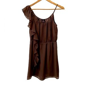 NEW UNUSED 2B Bebe Girl’s S Ruffle Brown Dress